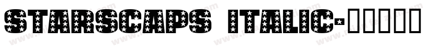 StarsCaps Italic字体转换